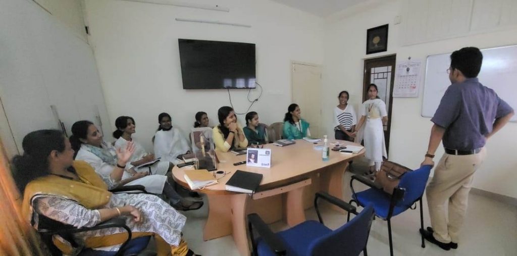 Session by Mr. Arun Sasi, HRM exclusively for the women at Head office